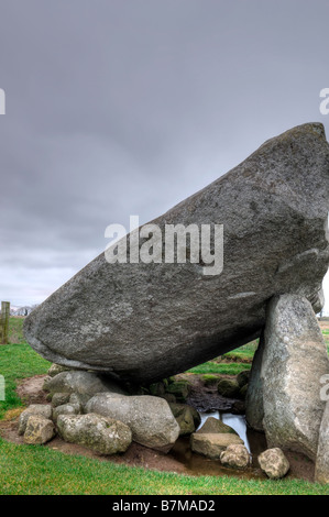 Brownshill Dolmen Cromlech Megalith-Portal Grab Deckstein Carlow Irland Stockfoto