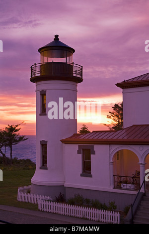 Admiralität Head Leuchtturm Fort Casey State Park Whidbey Island Washington State USA Stockfoto