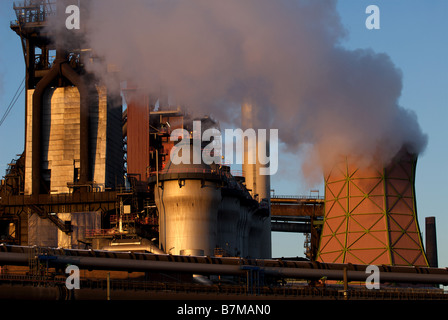 ThyssenKrupp großes 8 blast Furness, Duisburg, Nordrhein-Westfalen, Deutschland. Stockfoto