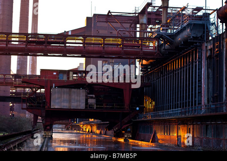 Zeche Zollverein Kokerai Kokerei, Essen Deutschland. Stockfoto