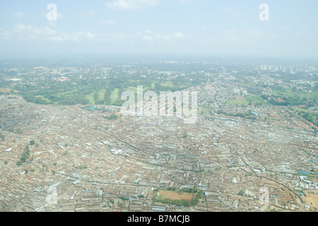 Slum von Nairobi Stockfoto