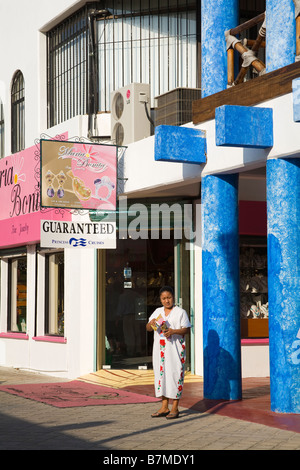 Zentrum von Santa Cruz Hafen Huatulco Oaxaca Zustand Pazifikküste Mexiko Stockfoto