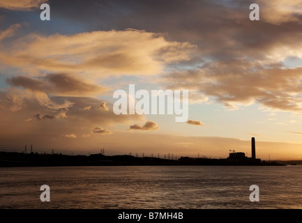 Longannet Kraftwerk Grangemouth her Mündung Schottland, Vereinigtes Königreich Stockfoto