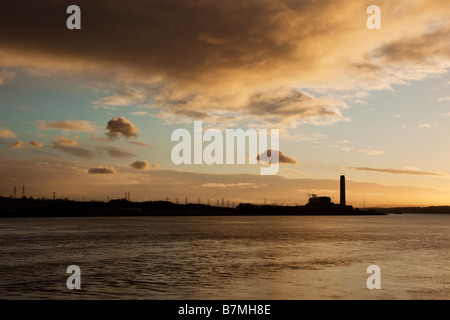 Longannet Kraftwerk Grangemouth her Mündung Schottland, Vereinigtes Königreich Stockfoto