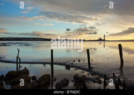 Longannet Kraftwerk Grangemouth her Mündung Schottland, Vereinigtes Königreich Stockfoto