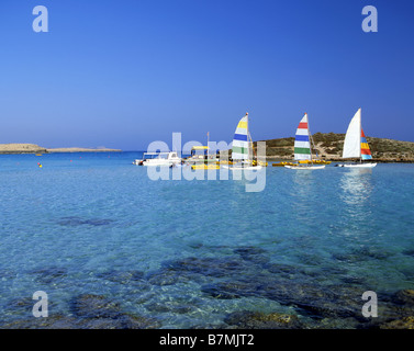 Nissi Beach in Zypern Stockfoto