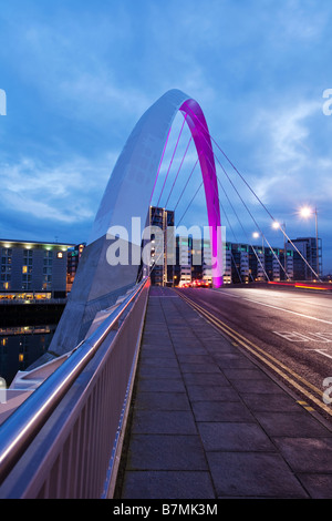 Finnieston Brücke zuzukneifen überbrücken Clyde Glasgow Stockfoto