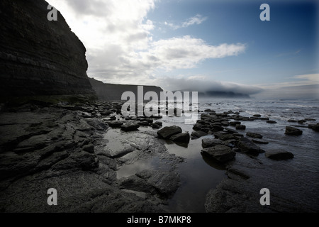 Die Küste bei Staithes auf der Ost Küste von Yorkshire England UK Stockfoto