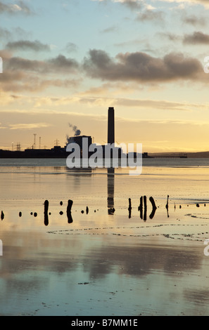 Longannet Kraftwerk Grangmouth her Mündung Schottland, Vereinigtes Königreich Stockfoto