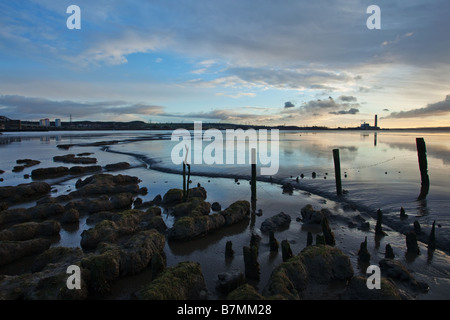 Longannet Kraftwerk Grangemouth her Mündung Schottland, Vereinigtes Königreich Stockfoto