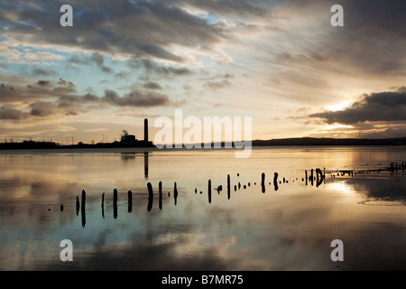 Longannet Kraftwerk Grangmouth her Mündung Schottland, Vereinigtes Königreich Stockfoto