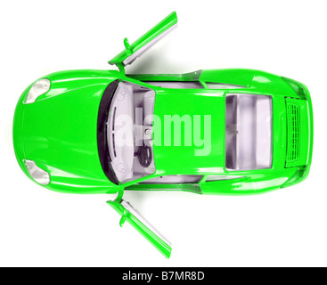 Ansicht der ein tolles Auto, isoliert auf weiss Stockfoto