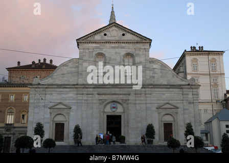 Duomo di San Giovanni, die Kathedrale und die Heimat der das Grabtuch von Turin, Turin, Piemont, Italien. Stockfoto