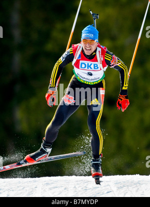 GREIS Michael SK Nesselwang Biathlon Weltcup Sprint Männer Ruhpolding 17 1 2009 Stockfoto