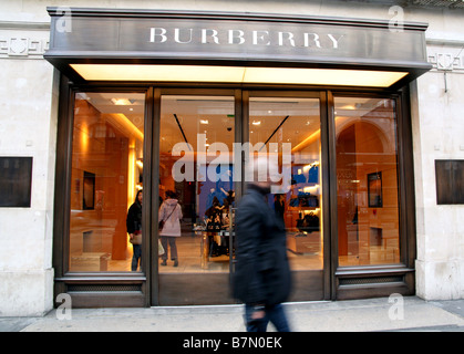 Burberry Store in der Regent Street, London Stockfoto