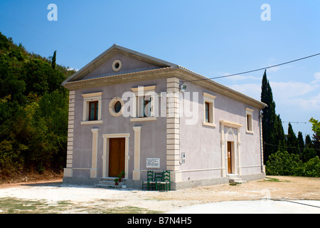 Neu erbaute griechisch-orthodoxe Kirche Agios Stephanos Korfu Stockfoto