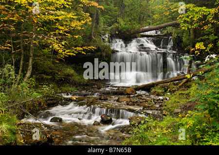 Herbst-Farbe bei Wagner verliebt sich in Alger County Michigan Stockfoto