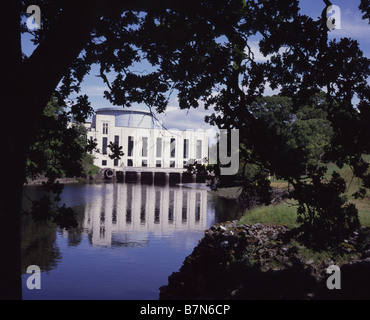 Tongland elektrische Wasserkraftwerk, Kirkcudbright, Dumfries und Galloway-Schottland Stockfoto