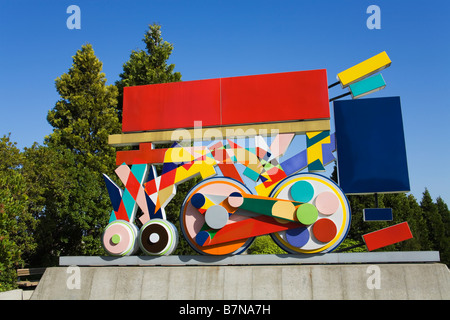 Lok-Denkmal Bt Charles Granum Tacoma Washington State USA Stockfoto