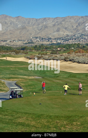 Wüste Dünen, uns Golf Course, Architekt, Robert Trent Jones, Jr. Coachella Valley, CA, Desert Hot Springs, in der Nähe von Palm Springs Stockfoto