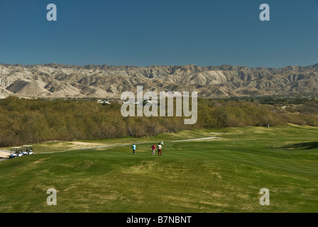 Desert Dunes Golf Club Kurs Architekten Robert Trent Jones, Jr. Coachella Valley CA Desert Hot Springs in der Nähe von Palm Springs Stockfoto