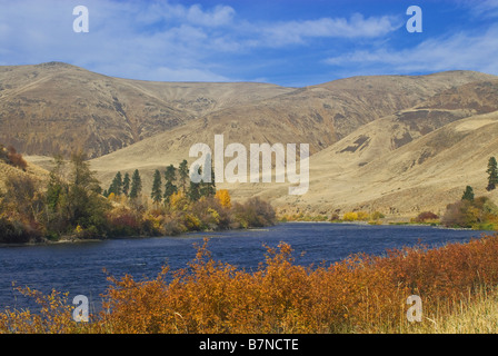 Yakima River Schlucht im Herbst Central Washington State der USA Stockfoto