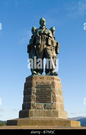 Die Commando-Denkmal am Spean Bridge, Lochaber, Schottland, Mai. Stockfoto