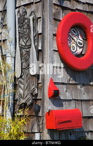 Haus im Alki Point West Seattle Bezirk Seattle Washington State, USA Stockfoto