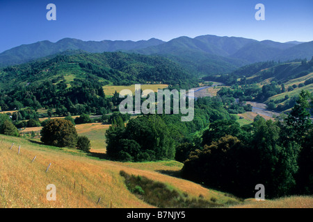 Mit Blick auf die King und Flusses beginnt in der Nähe von Honigtau Humboldt County in Kalifornien Stockfoto