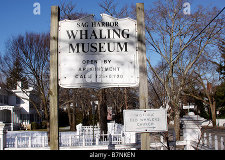 Sag Harbor Whaling Museum, Long Island, New York Stockfoto