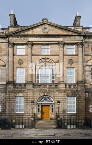 Bute-Haus, der Amtssitz von erster Minister von Schottland in Charlotte Square, Neustadt, Edinburgh. Stockfoto