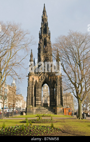 "Scott Monument" in den Princes Street Gardens, Edinburgh Stockfoto