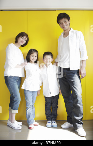 Familie, kuscheln Stockfoto