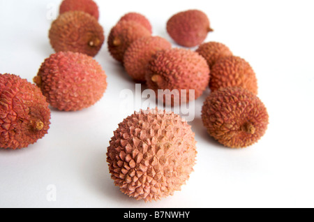 Litschi (Litchi Chinensis) Stockfoto