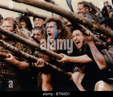 BRAVEHEART 1995 TCF Film mit Mel Gibson Stockfoto