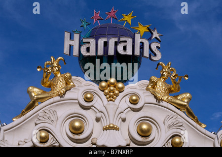 Las Vegas Harrah's Strip Stockfoto