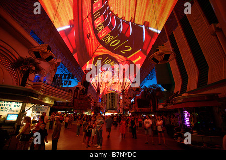 Fremont Street Las Vegas Stockfoto