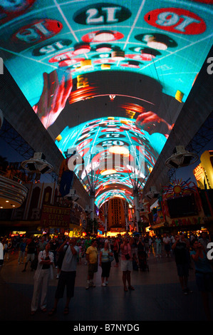 Fremont Street Las Vegas Stockfoto