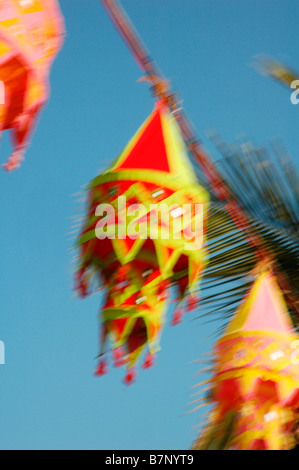 Laternen in Goa Indien Stockfoto