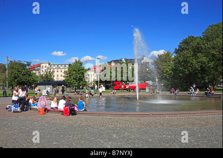 Schweden, Göteborg, aus Kungsportsavenyen Stockfoto