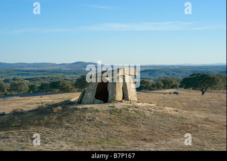 Alentejo, Crato, Tapadão Dolmen Stockfoto