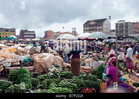 Obst und Gemüse Markt Muranga Zentralprovinz Kenia Stockfoto