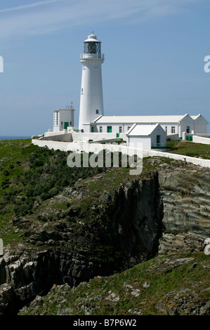 South Stack Leuchtturm auf Anglesey, Nordwales Stockfoto