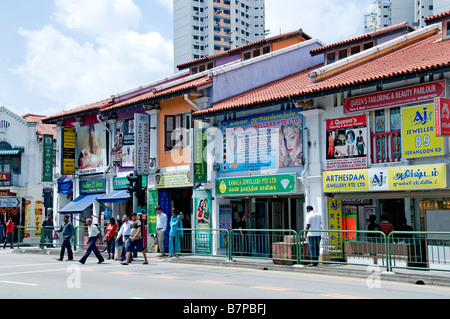 Wenig Indien Indian Singapur Plakate Werbung Board Werbetafeln Stockfoto