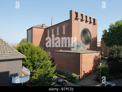 Essen, St. Engelbert, 1935 von Dominikus Böhm Erbaut, Nordwestseite Stockfoto