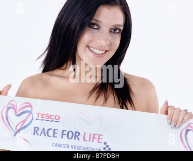 Kym Marsh Tesco Rennen für das Leben Stockfoto