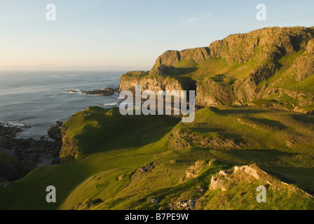 Port-Verbot und die Westküste Klippen der Insel Colonsay, Argyll und Bute, südlichen Inneren Hebriden, Schottland, Juni Stockfoto