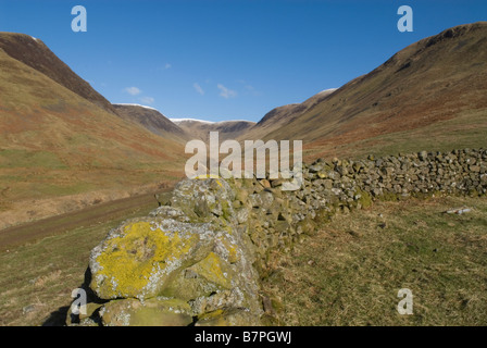 Schwarze Hoffnung Hufeisen Hart fiel Corbett und Donald Moffatdale Dumfries Galloway April Schottland Stockfoto