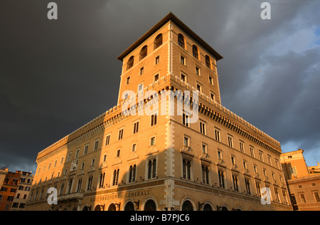 Assicurazioni Generali-Palast in Piazza Venezia, Rom, Italien Stockfoto