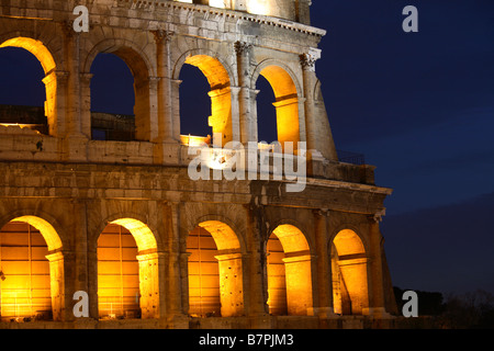 Detail des Kolosseum, Rom, Italien Stockfoto
